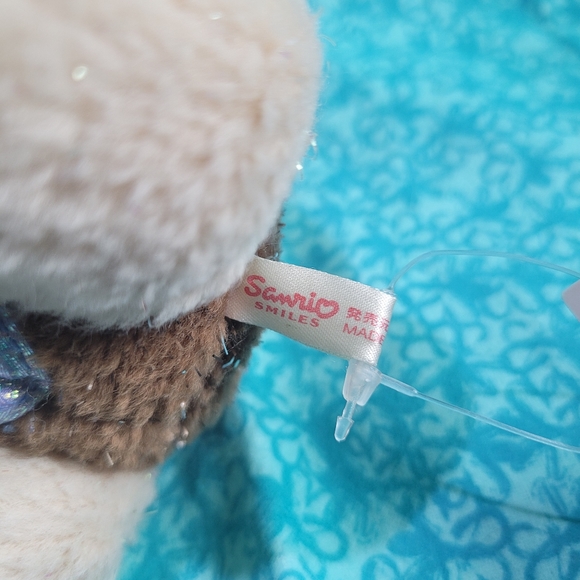 NWT Rare Landry the Raccoon Sparkly Angel Sanrio Smiles plush 2000 - Picture 7 of 10